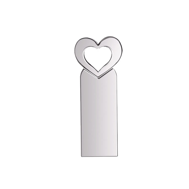 Unidades flash USB de metal de alta velocidad USB 2.0 en forma de corazón Zshqu2, 4GB, 8GB, 16 GB, 32GB, 64GB, 128GB