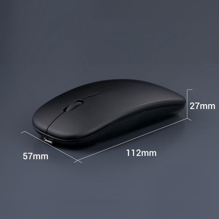 C7002 2400DPI 4 Teclas Ratón Inalámbrico Luminoso Colorido, 2.4G White, 2.4G Rose Gold, 2.4G Black, 2.4G Silver Gray, Dual-modes White, Dual-modes Black, Dual-modes Silver, Dual-modes Gold
