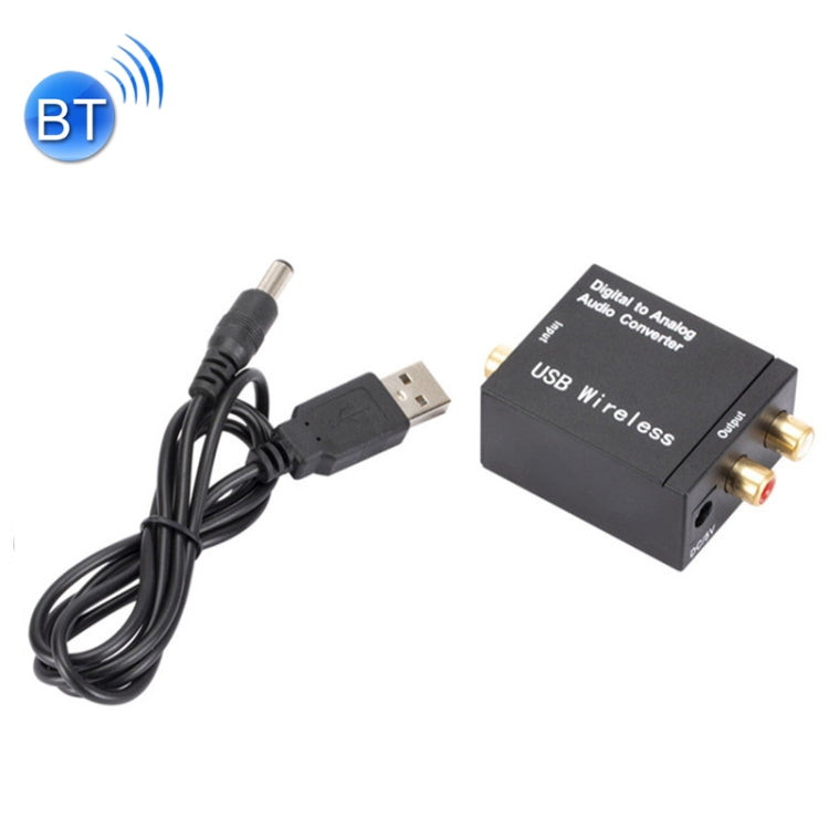 YP028 Convertidor de audio digital a analógico Bluetooth, especificación:, Host, Host+USB Cable, Host+USB Cable+Fiber Optic Cable, Host+US Plug Power Adapter, Host+US Plug Power Adapter+Fiber Optic Cable