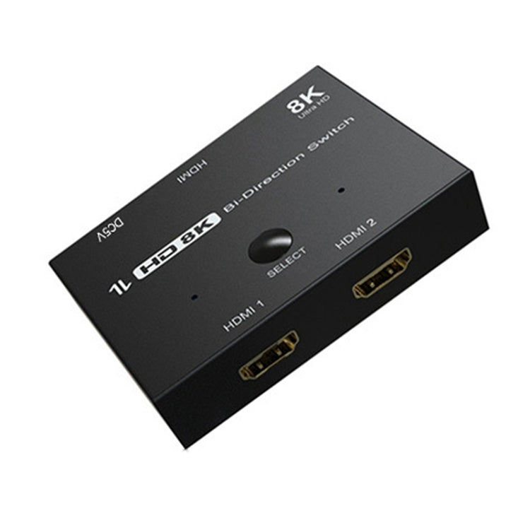 Conmutador de dos vías F0301 HDMI 2.1 PS5 Conmutador de alta definición dedicado uno en dos, F0301
