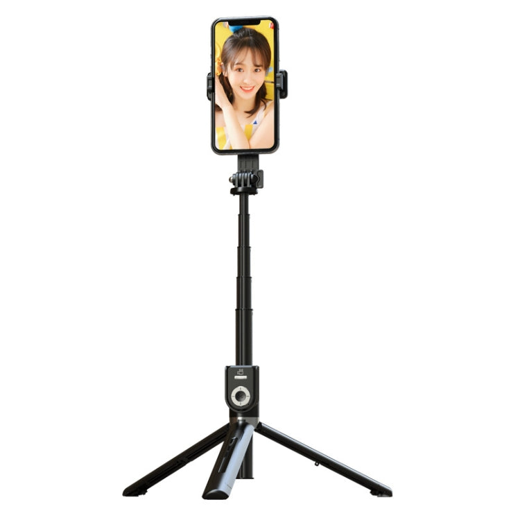 Selfie Stick Bluetooth integrado con espejo de maquillaje con control remoto Vibrato, P80 1.33m, P81 1.7m