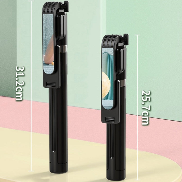 Selfie Stick Bluetooth integrado con espejo de maquillaje con control remoto Vibrato, P80 1.33m, P81 1.7m