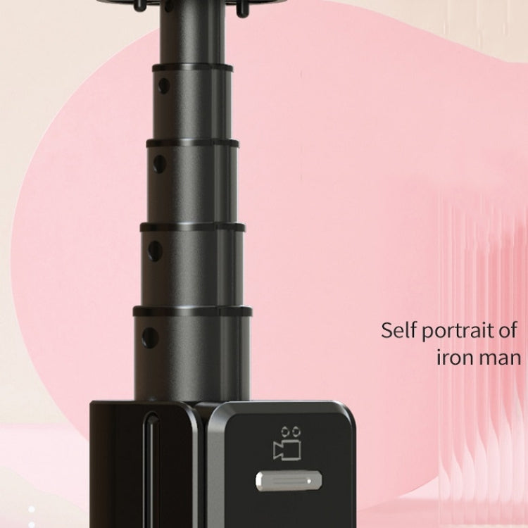 Selfie Stick Bluetooth integrado con espejo de maquillaje con control remoto Vibrato, P80 1.33m, P81 1.7m