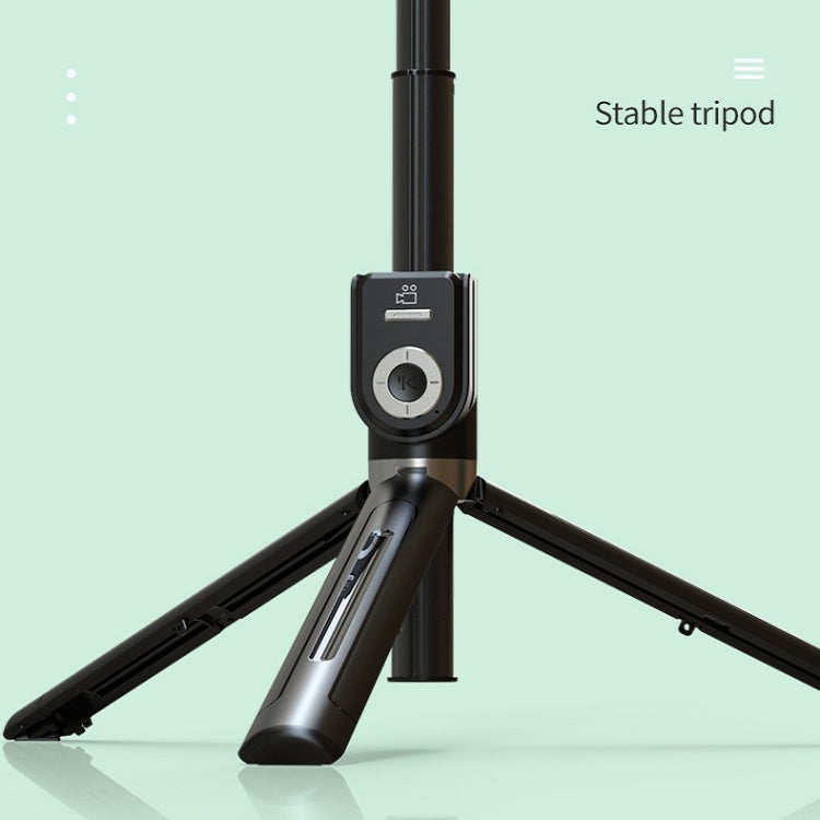 Selfie Stick Bluetooth integrado con espejo de maquillaje con control remoto Vibrato, P80 1.33m, P81 1.7m