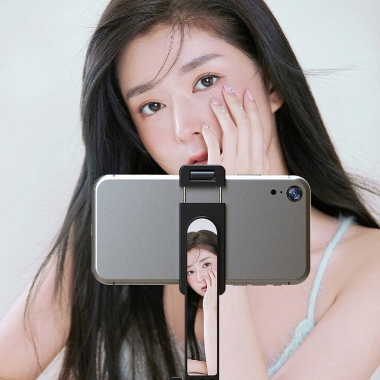 Selfie Stick Bluetooth integrado con espejo de maquillaje con control remoto Vibrato, P80 1.33m, P81 1.7m