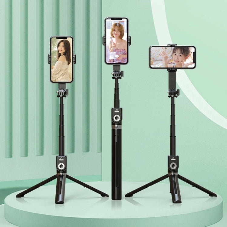 Selfie Stick Bluetooth integrado con espejo de maquillaje con control remoto Vibrato, P80 1.33m, P81 1.7m