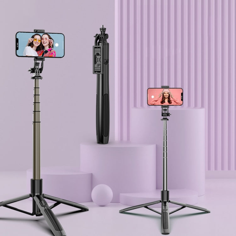 Soporte telescópico inalámbrico Bluetooth Selfie Stick Live, especificación:, Q05 (Black), Q05S (Black With Fill Light)