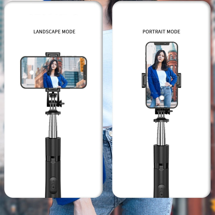 Soporte telescópico inalámbrico Bluetooth Selfie Stick Live, especificación:, Q05 (Black), Q05S (Black With Fill Light)