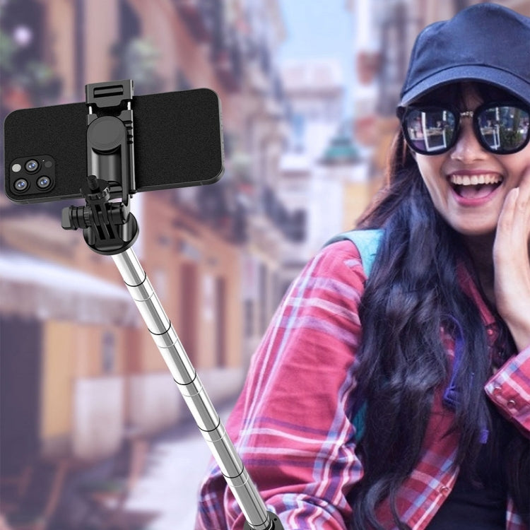 Soporte telescópico inalámbrico Bluetooth Selfie Stick Live, especificación:, Q05 (Black), Q05S (Black With Fill Light)