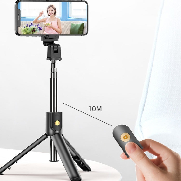 Teléfono móvil Bluetooth Selfie Stick Live Bracket, Especificación:, K10 (Black), K10 (White), K10S (With Fill Light White)