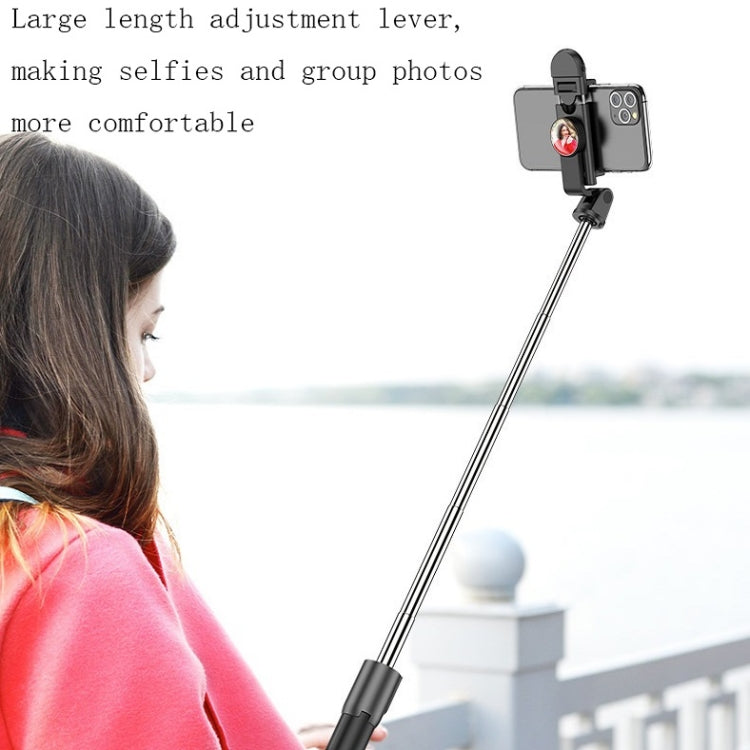 Teléfono móvil Bluetooth Selfie Stick Live Bracket, Especificación:, K10 (Black), K10 (White), K10S (With Fill Light White)