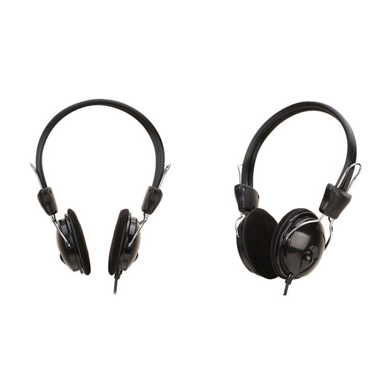 Soyto SY808MV Clase en línea Auriculares para computadora de oficina, Longitud del cable: 1,6 m, Black 3.5mm, Black 6.5mm