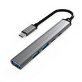 U5 Type-C Extender USB3.0 Splitter Multi-Port Expansion Dock, 5 in 1 (Type-C), 4 in 1 (Type-C), 4 in 1 (USB)