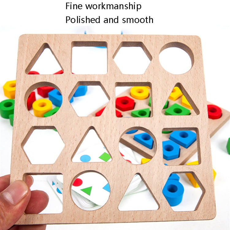 Figuras geométricas Bloques a juego Niños Puzzle Juguete, For Single, For Double