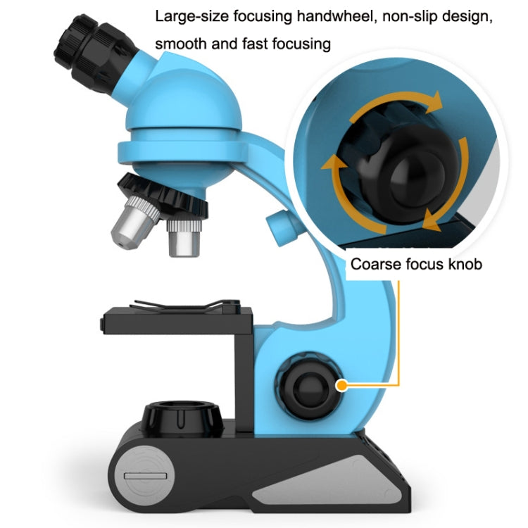 GB002 HD 1200 Veces Microscopio Gran Angular Juguetes Educativos para Niños