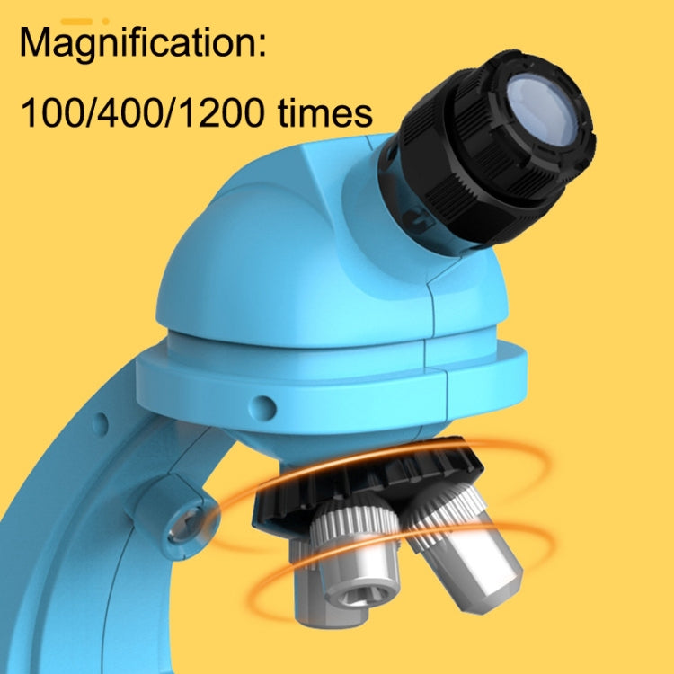 GB002 HD 1200 Veces Microscopio Gran Angular Juguetes Educativos para Niños