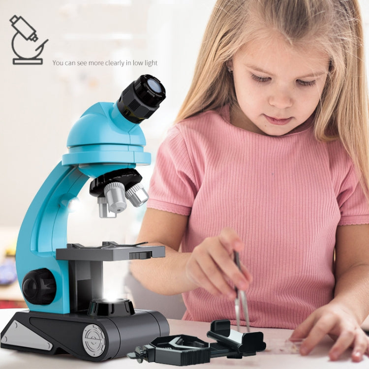 GB002 HD 1200 Veces Microscopio Gran Angular Juguetes Educativos para Niños