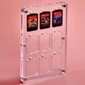 Caja de almacenamiento de tarjeta de juego magnética de cristal transparente para interruptor, 9 Grid, 14 Grid, 27 Grid
