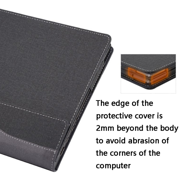 Estuche protector anticaída de cuero para computadora portátil, For Lenovo XiaoXin Pro 14 2021, For Lenovo YOGA 14s 2021