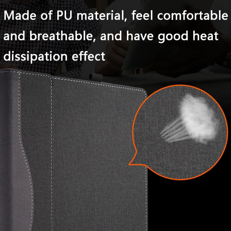 Estuche protector anticaída de cuero para computadora portátil, For HP Envy X360 13-Ag Ar, For HP Envy 13-AQ Ad Ah