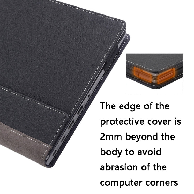 Estuche protector anticaída de cuero para computadora portátil, For HP Envy X360 13-Ag Ar, For HP Envy 13-AQ Ad Ah