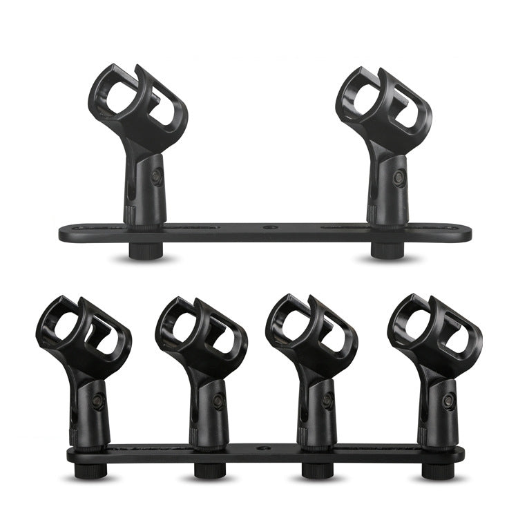 Clip de micrófono Accesorios de micrófono de poste de aluminio, A16 Double-headed, A18 Four-headed