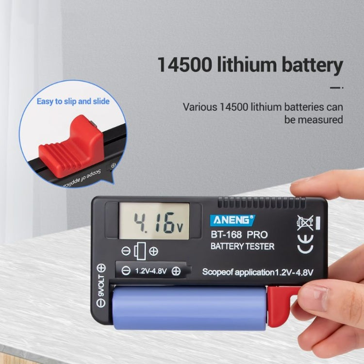 Probador de voltaje de batería de alta precisión ANENG BT-168 PRO