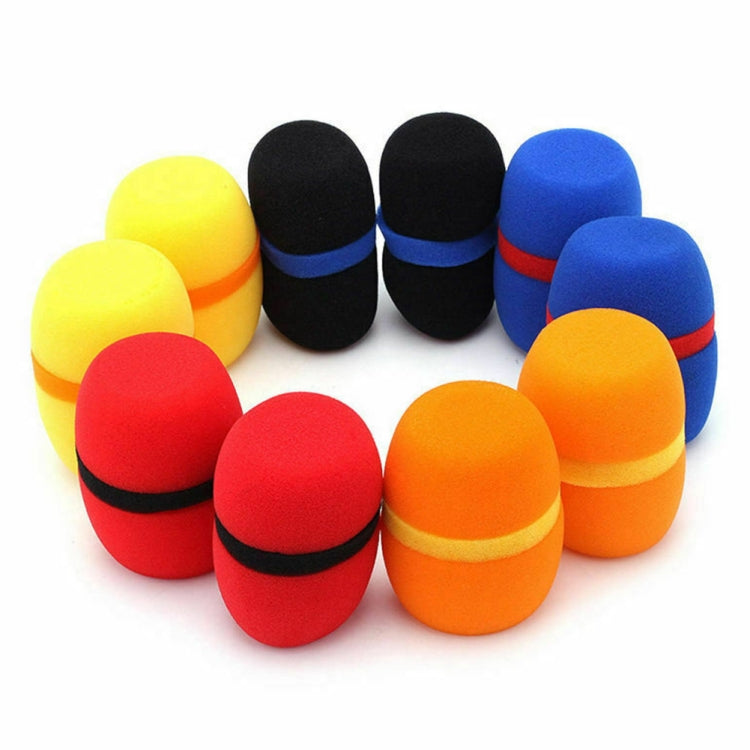 10 fundas para micrófono de esponja suave a prueba de polvo de mano.