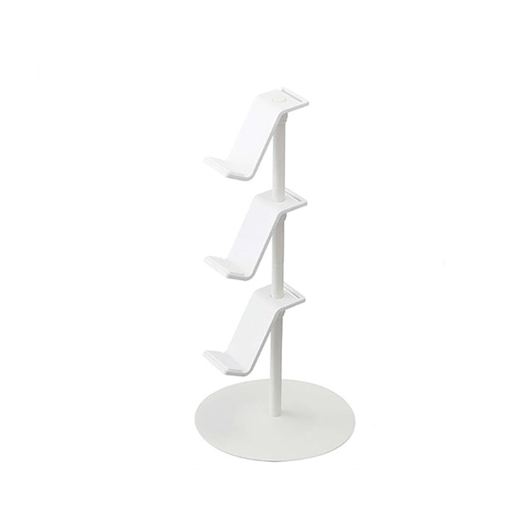 Estante de almacenamiento de gamepad Estante de almacenamiento de auriculares de escritorio, 3 Floors White, 3 Floors Black, 4 Floors White, 4 Floors Black