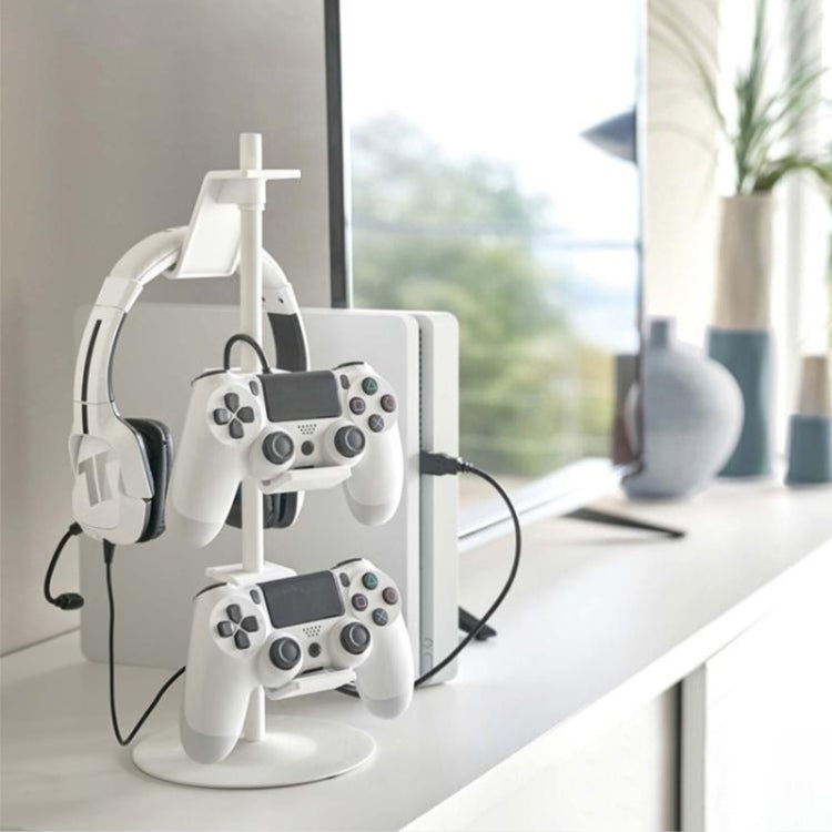 Estante de almacenamiento de gamepad Estante de almacenamiento de auriculares de escritorio, 3 Floors White, 3 Floors Black, 4 Floors White, 4 Floors Black