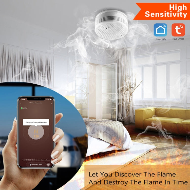 TY-SMK-07 Detector de humo WiFi inteligente para el hogar