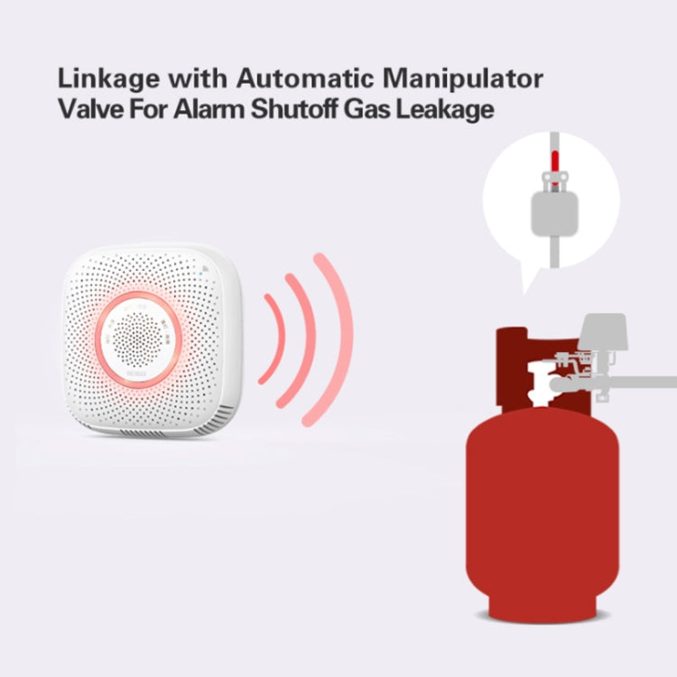 TY-GSA-87 Detector de gas WIFI para el hogar inteligente, EU Plug, US Plug, UK Plug