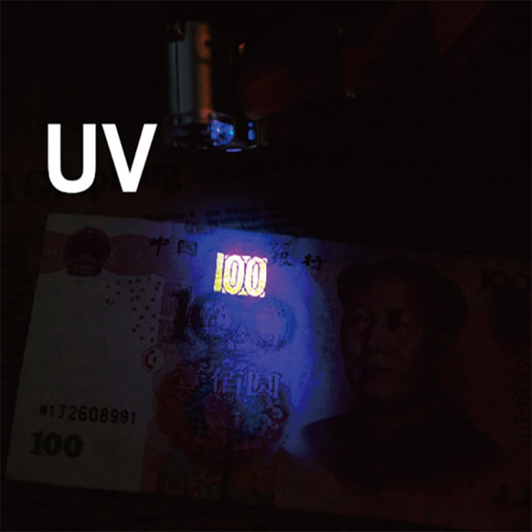 9595 60X Luz LED Luz UV Mini Microscopio, 9595