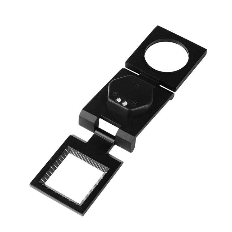 Lupa plegable con luz LED doble 9005B 10X