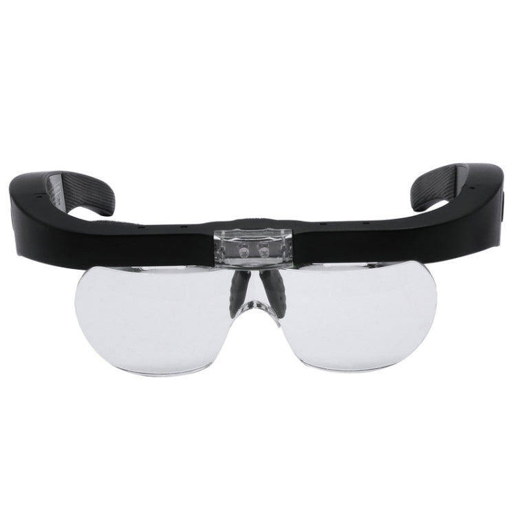 11537DC Lupa para gafas con luz LED recargable 1.5X / 2.5X / 3.5X / 5X, 11537DC