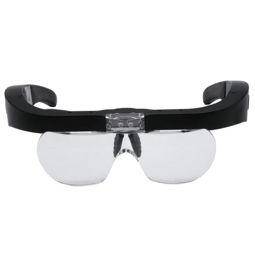 11537DC Lupa para gafas con luz LED recargable 1.5X / 2.5X / 3.5X / 5X, 11537DC