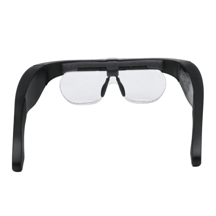 11537DC Lupa para gafas con luz LED recargable 1.5X / 2.5X / 3.5X / 5X, 11537DC