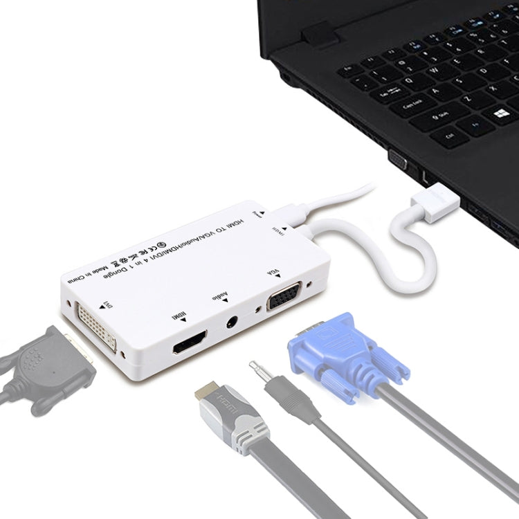 D0407 Conexión HDMI VGA DVI Cable de monitor HDTV