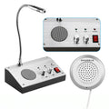 ZHUDELE ZDL-9908 Ventana Walkie-talkie bidireccional Banco/Hospital/Estación/Contador Micrófono Amplificador, Enchufe de la UE, EU Plug, UK Plug, US Plug