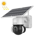 SHIWOJIA Cámara IP domo solar WiFi impermeable, compatible con audio bidireccional y detección de movimiento PIR y visión nocturna y tarjeta TF, SHIWOJIA