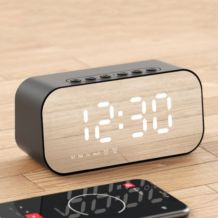 Havit M3 Subwoofer Mini Mirror Clock Altavoz Bluetooth, Spsc:, 1200mAh (Black）, 1200mAh (White), 2200mAh (Black), 2200mAh (White)