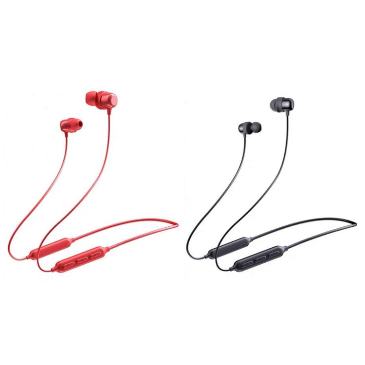 Havit i30 Mini auricular Bluetooth deportivo magnético montado en el cuello, Rojo, Negro