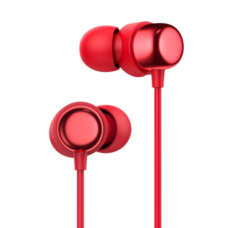 Havit i30 Mini auricular Bluetooth deportivo magnético montado en el cuello, Rojo, Negro
