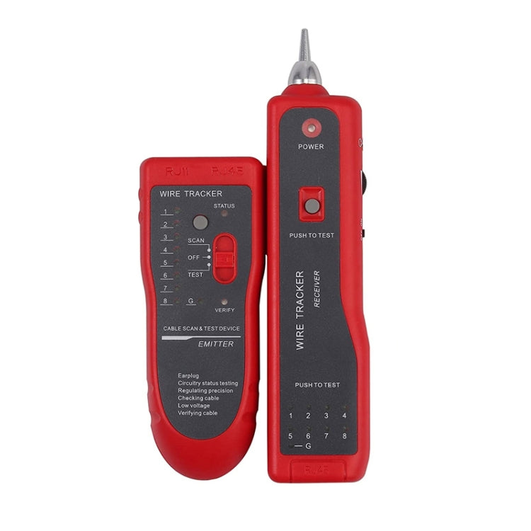 Wire Tracker Network Cable Detector RJ45 RJ11 Tester para líneas telefónicas y cables LAN, RJ45 RJ11 Tester