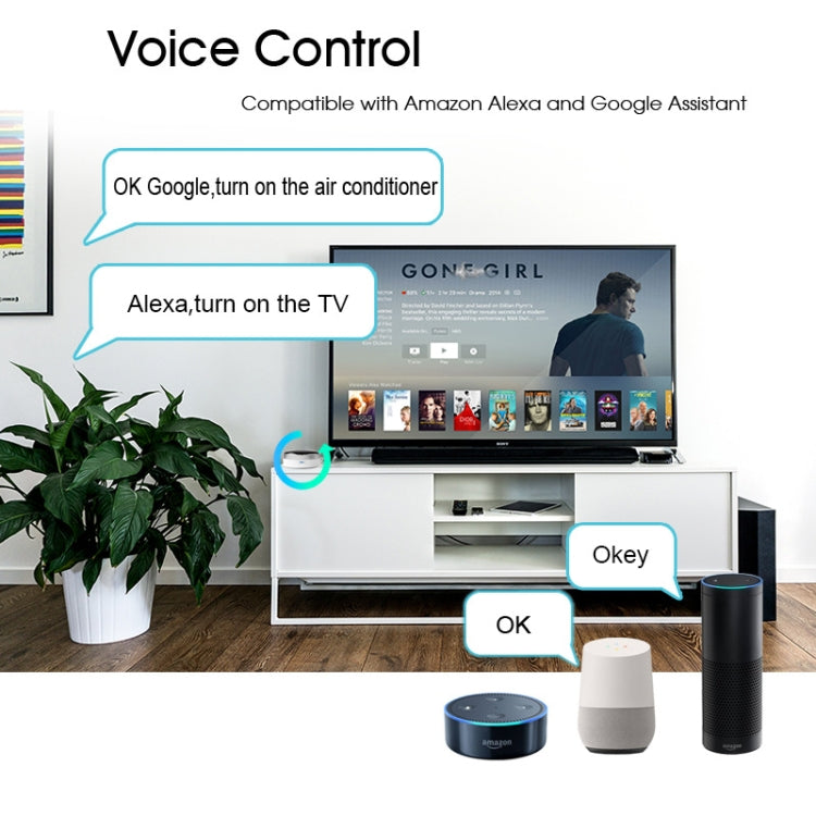 Control remoto de voz infrarrojo WiFi móvil Control remoto inteligente