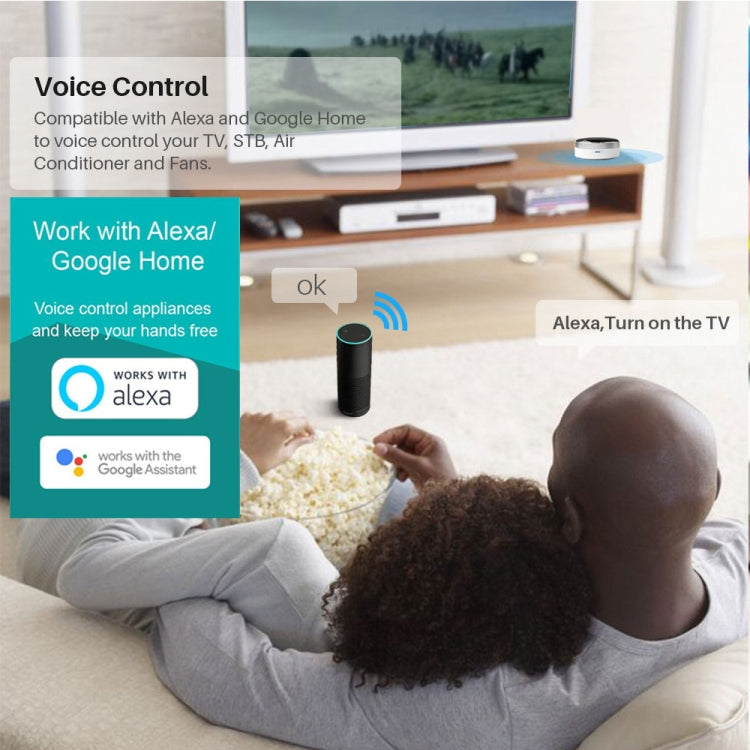 Control remoto de voz infrarrojo WiFi móvil Control remoto inteligente