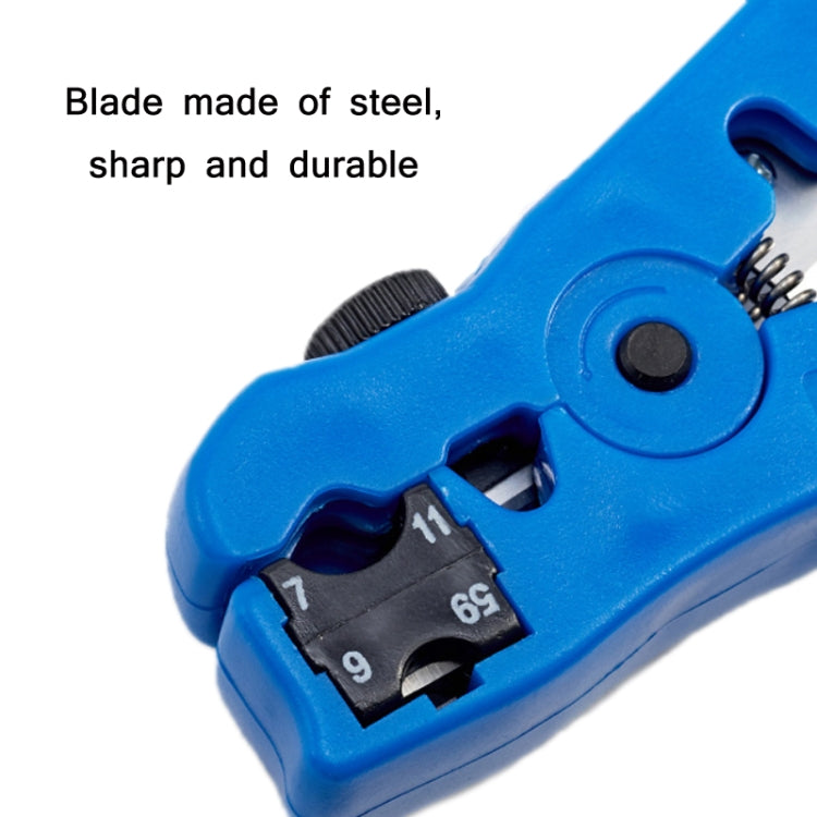 Pelador de cable coaxial multifuncional para electricista