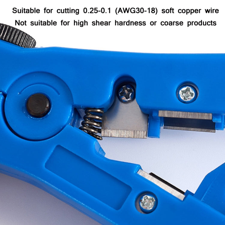 Pelador de cable coaxial multifuncional para electricista