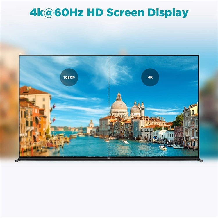 QGeeM QG-AV16 HD TV Proyección de Blu-Ray Cable de TV HDMI compatible con 4K, 1 m, 1.83 m, 3 m