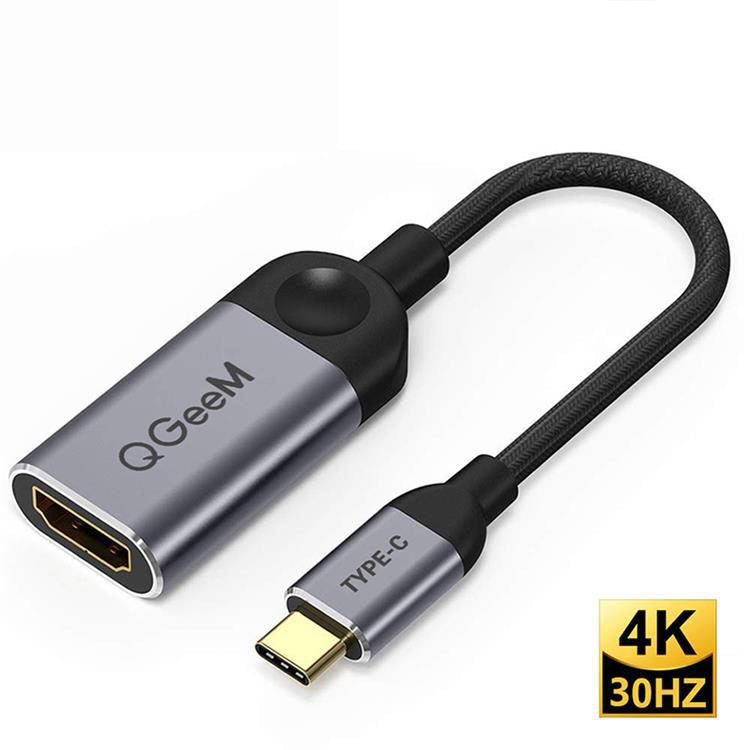 Adaptador USB tipo C a HDMI QGeem QG-UA01